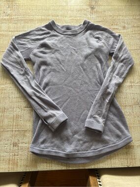 lululemon athletica Soft Lavender Long Sleeve Crew